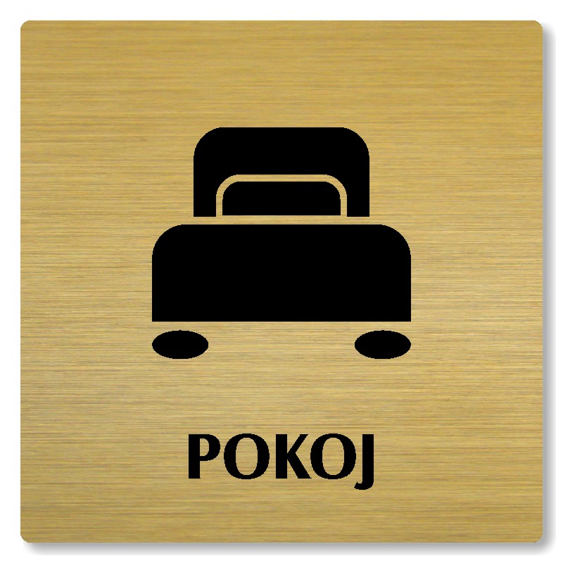 Pokoj, 80x80mm, zlatá, Nevada
